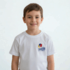 Camiseta blanca manga corta Francés