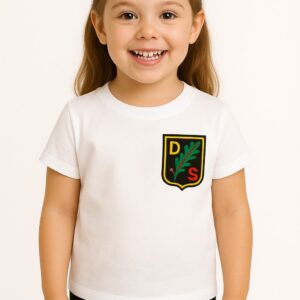 Camiseta blanca manga corta Alemán