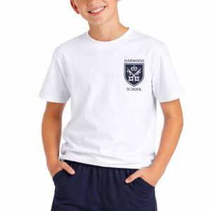 Camiseta blanca manga corta Harwood