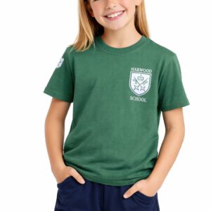 Camiseta verde manga corta Harwood