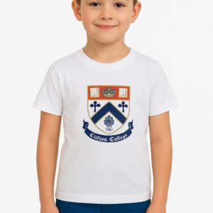 Camiseta blanca manga corta Clifton