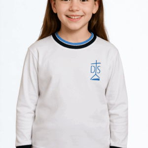 Camiseta blanca manga larga La Mennais