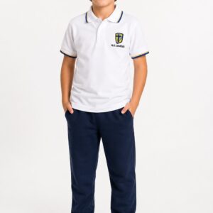 Remera blanca manga corta Lourdes