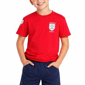 Camiseta roja manga corta Harwood